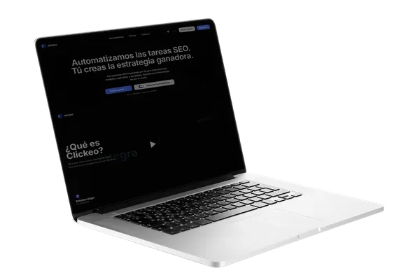 Clickeo AI - Plataforma de IA para SEO desarrollada por Álvaro Rondón