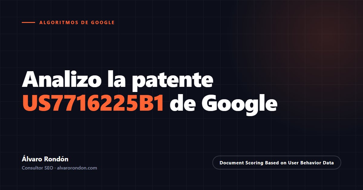 Analizo la patente US7716225B1 de Google