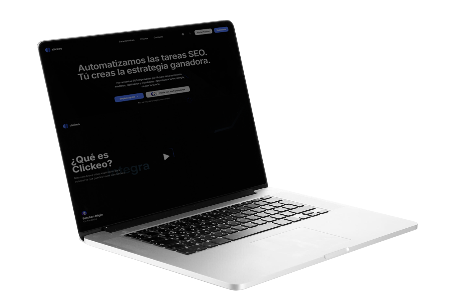 Clickeo AI - Plataforma de IA para SEO desarrollada por Álvaro Rondón